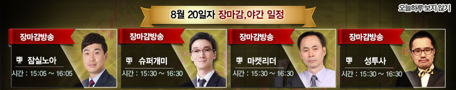 장마감,야간방송