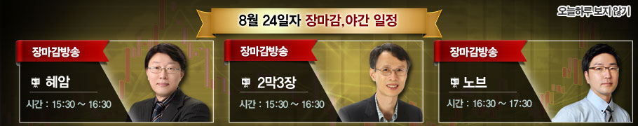 장마감,야간방송